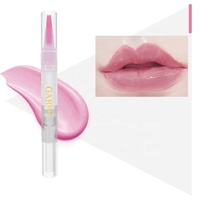 Vente en Gros de Tubes de Brillant à Lèvres 5ml avec Boîte et Logo Lèvres roses Brillant à Lèvres à Lumière Permanente Tatouage Après-Soin Marque Privée