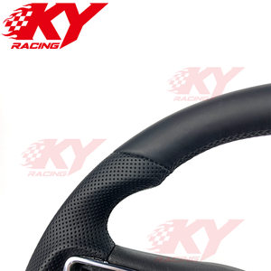 Volante Deportivo de Fibra de Carbono Personalizado en Cuero Genuino para Chevrolet Malibu, Cruze, Camaro, Silverado, Corvette C8, C7 - Product Image 2