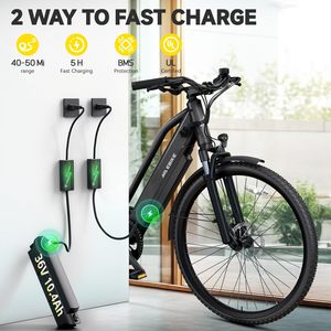 4 modalità 7 velocità elettrico City Bike ricarica rapida integrata antifurto artistico sicuro batteria elettronica al litio - Product Image 6