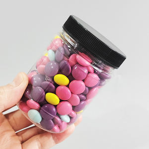 Ventes en gros <span class=keywords><strong>de</strong></span> nouveaux pots en plastique blanc, noir et transparent avec couvercles, contenants pour <span class=keywords><strong>beurre</strong></span> <span class=keywords><strong>de</strong></span> <span class=keywords><strong>cacahuète</strong></span>, stockage alimentaire, pots à bonbons avec bouchons à vis - Product Image 4