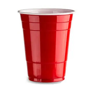 Großhandel hochwertige Party 16oz American Red Plastic Cup