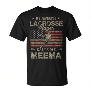Mi jugador de lacrosse favorito me llama Meema, camiseta, regalo para el día de la madre - Product Image 2