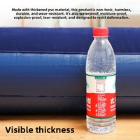 Matelas Gonflable Pliable Moderne avec Housse Floquée, Double, Épaissi, Portable, Lit Paresseux pour Camping, Chambre et Salon