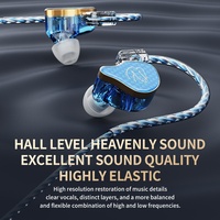 Écouteurs intra-auriculaires sportifs filaires à basses profondes compatibles avec les jeux Battle Royale transfrontaliers, réduction de bruit 26 dB, interface 3,5 mm - Hi-Fi