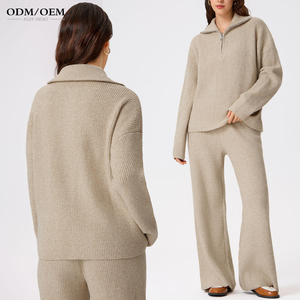 Sudadera con capucha de cachemira 100% pura para mujer, personalizada, de invierno, con cremallera, tejido de punto, lana merino, para mujer - Product Image 2