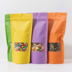 Customized Matte Mylar Zipper Bag Tea Food Packaging Bags Side Gusset Bag Stand up <b>Zip</b> <b>Pouch</b> for Snack Tea - Product Image 5