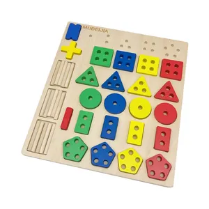 Đồ chơi mẫu giáo hình dạng câu đố phù hợp với nhận thức học sinh tiểu học tư duy giáo dục