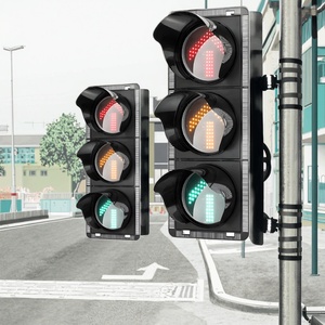 Tùy Chỉnh Tín Hiệu Giao Thông Đèn Điều Khiển 300Mm 400Mm Vàng Nhà Ở Mũi Tên Semaforos Intelligentes Trường Crosswalk <span class=keywords><strong>LED</strong></span> Đèn Giao Thông - Product Image 1
