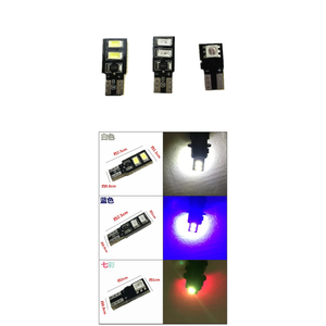 Pièces d'excavatrice, camion, voiture : Ampoules LED T10 sept couleurs pour feux de conduite, feux de plaque d'immatriculation, feux arrière, ampoules de lecture, ampoules 12V 24V - Product Image 4