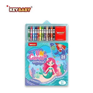 Keybaby Khổng Lồ Màu Cuốn Sách Màu Sắc Bằng Số Màu Cuốn Sách In Ấn Dày Giấy Với 12Pcs Dày Bút Chì Màu - Product Image 3