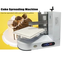 4-18 "réglable Commercial Automatique Gâteau Crème Revêtement Étalage Glaçage Décoration Prix de la machine