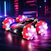 Coche RC de Acrobacias con Control Remoto por Gestos, Ruedas Omnidireccionales, Luz LED, Recargable, 2.4GHz