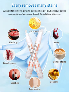 ปากกากำจัดคราบน้ำมันกาแฟปากกาทำความสะอาดแบบพกพาสำหรับเสื้อผ้าใช้ในกรณีฉุกเฉิน - Product Image 5