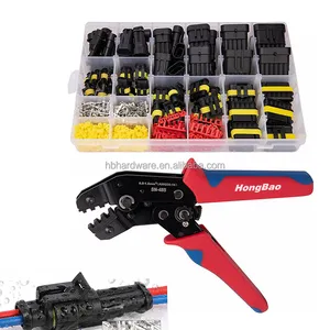 Hot 708 Waterproof Car Cable Connectors 1/2/3/4/5/6 Pin Car Plug Electrical Butt Cable Quick Connector Plug 12 V Crimping Pliers