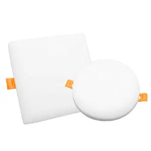 WOOJONG precio de fábrica 10W 18W 24W 36W Panel de luz LED empotrable con agujero ajustable tamaño de corte redondo cuadrado LED luces de techo