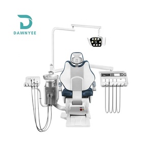 Cheap Left Hand Rotatable Leather Quiet <strong>Electric</strong> Lift <strong>Dental</strong> <strong>Chair</strong> <strong>Unit</strong> with LED Film Viewer - Product Image 1