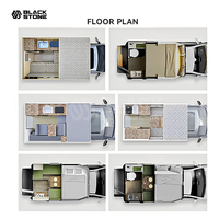 Camioneta Ligera, Expandible, Moderna, de Aluminio, Impermeable, para Viajes, Campamentos y Acampadas