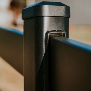 घुड़सवारी 2/<span class=keywords><strong>3</strong></span>/4 विरोधी जंग प्रतिरोध घोड़े बाड़ 4 रेल स्टील बोर्ड घोड़े बाड़ - Product Image 3