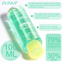 Démaquillant liquide en gel huile pour le visage, les yeux et les lèvres, nettoyage en profondeur des pores, contrôle de l'huile, naturel, en gros