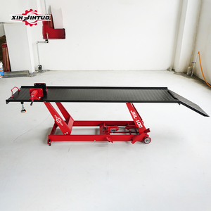 <span class=keywords><strong>Table</strong></span> élévatrice hydraulique manuelle portable Xinjintuo 100 kg pour motos, usage domestique ou en atelier - Product Image 4