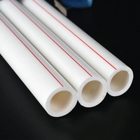 Tuyaux PPR résistants d'hydrolyse blanche transparente de catégorie médicale de nourriture de catégorie d'extrusion de force à haute impression du PP-R C180 de Sinopec