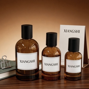 Boîte personnalisée avec logo, flacon de parfum de 30 ml, couleur ambre clair, flacon de parfum en verre à sertir de 50 ml, 100 ml - Product Image 1