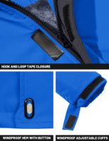 Ventes en gros de vestes coupe-vent pour hommes, vestes imperméables pour hommes, vestes de ski personnalisées à capuche pour hommes