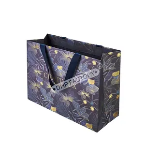 Custom Made Bespoke Logo Premium Medium Size Clothing Handbag Retailing Shopping Paper Bags