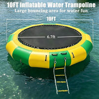 Trampoline aquatique gonflable, jeu de parc aquatique, trampoline de saut