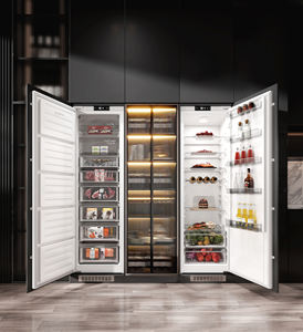 Réfrigérateur-congélateur intégré avec compresseur, capacité de 529 litres, dissipation thermique arrière, affichage, armoire ultra-fine, tiroir à ouverture par le haut - Product Image 3