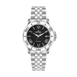 หน้าปัดนาฬิกาลายดวงอาทิตย์แบบนูน ตัวเรือนรูปทรงไม่สมมาตร สายสแตนเลสขัดเงาและขัดด้าน เครื่อง ETA 2824 นาฬิกาอัตโนมัติ - Product Image 3