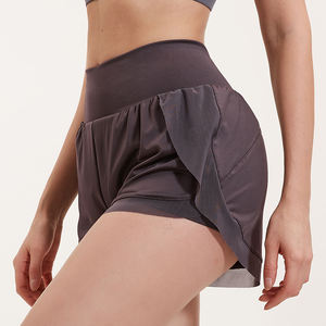 Pantaloncini Sportivi da Donna Personalizzati in Mesh per Allenamento Yoga, Vita Alta, Effetto Push-Up <span class=keywords><strong>2</strong></span> in 1, con Arricciatura e Sollevamento Glutei - Product Image 5