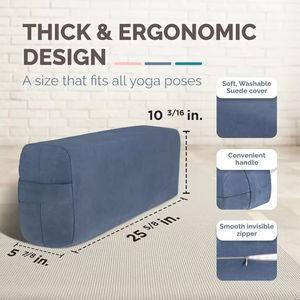 Cuscino <span class=keywords><strong>di</strong></span> Supporto in Spugna ad Alta Densità, Rettangolare, per Meditazione e <span class=keywords><strong>Yoga</strong></span>, con Logo Personalizzato, Fodera in Cotone Personalizzata, Ecologico - Product Image 4