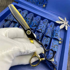 Ciseaux à cheveux personnalisables de 6 pouces, ciseaux à effiler en acier inoxydable 440C, pour droitiers, usage professionnel - Product Image 1