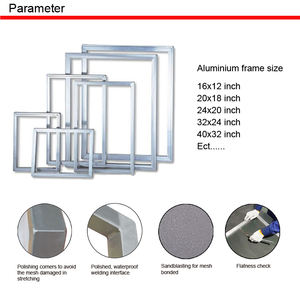 Serigrafía al por mayor Marcos de aluminio de 18x20 pulgadas para impresión y estampado de seda - Product Image 5