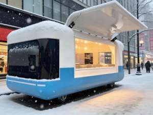 Remolque Cerrado Totalmente Aislado con Panel <span class=keywords><strong>de</strong></span> Espuma Reflectante y Revestimiento Interior <span class=keywords><strong>de</strong></span> Madera Contrachapada para Conversión en Negocio <span class=keywords><strong>de</strong></span> Alimentos - Product Image 1