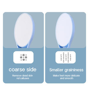 Nouvelle <span class=keywords><strong>gomme</strong></span> à <span class=keywords><strong>cheveux</strong></span> en cristal 2-en-1 <span class=keywords><strong>et</strong></span> lime à pied en verre nano double face avec poignée <span class=keywords><strong>pour</strong></span> les pieds - Product Image 5