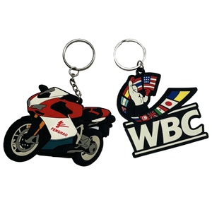 Factory Wholesale Custom Logo Keychain 2D/3D Soft PVC Cute Cartoon Silicone Rubber Keyring Acrylic Metal Plastic Keychains
