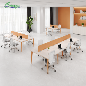 Escritorio Modular de Metal, Estilo Moderno y Simple, Muebles de Oficina, Cubículo para 2, 4 o 6 Personas, para Sala de Oficina - Product Image 1