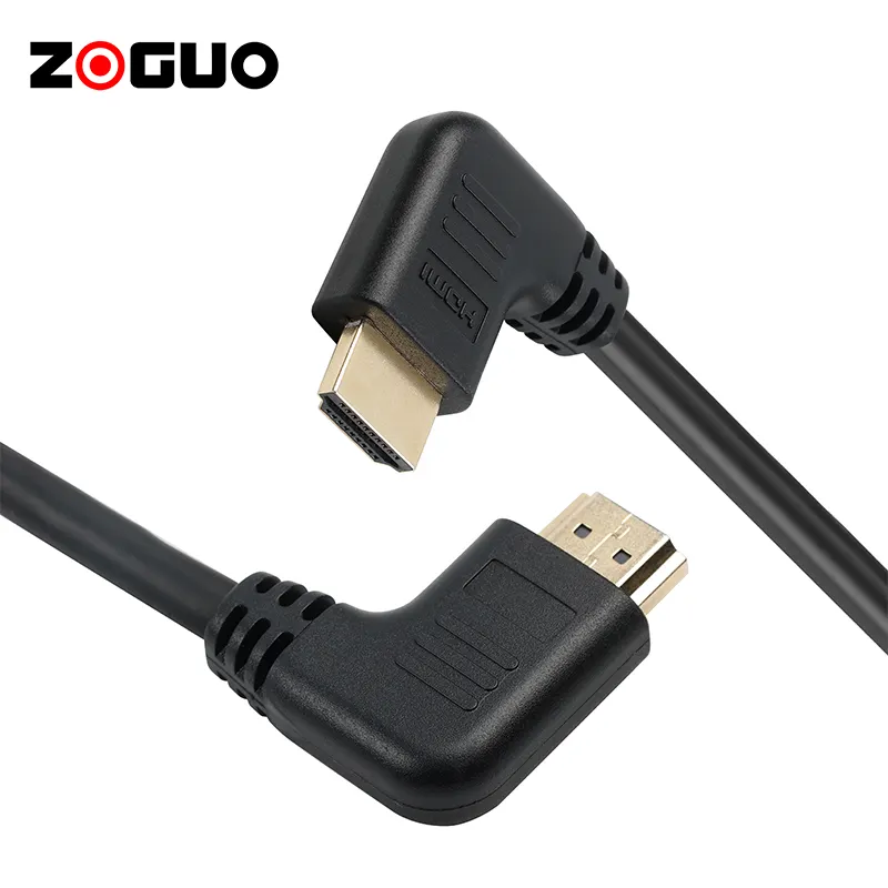 ผลิตภัณฑ์ใหม่1เมตร2เมตร3เมตร5เมตร10เมตร V2.0 4พัน60เฮิร์ต2160จุดสาย HDMI ที่มีอีเธอร์เน็ตมุมขวา270