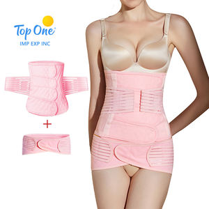 Top One Noir Récupération Postnatale C Section Bande Coton Soutien Taille Trianer Postpartum Ventre Wrap Ceinture Après La Grossesse - Product Image 6