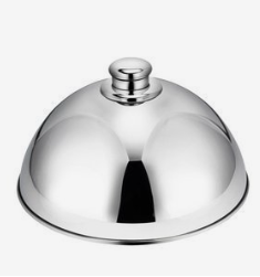Heavy Duty Stainless Steel <b>Grill</b> Cover Heat Preservation Dome Lid Outdoor BBQ Griddle Steak Melting Cheese Cooking Cover - Product Image 2