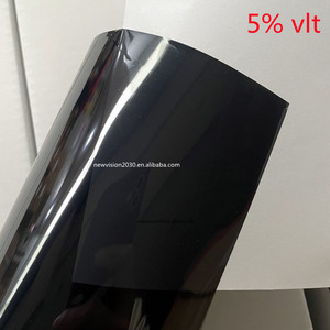 5% 15% 35% 50% 70% Film de fenêtre solaire Film de teinte de voiture <span class=keywords><strong>Hp</strong></span>-bk 2ply teinté verre solaire noir PET auto-adhésif 3 ans <span class=keywords><strong>Logo</strong></span> / Badge - Product Image 2