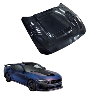 Nouveaux capots de moteur en fibre de carbone de type GT4 de haute qualité pour <span class=keywords><strong>Mustang</strong></span> 2024-2025 - Personnalisation/Amélioration - Product Image 1