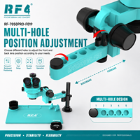Kit de microscope industriel RF4 7050Pro-FO19 2K HD, protection IP55, haute précision pour l'inspection des semi-conducteurs, l'analyse des puces IC, les circuits imprimés