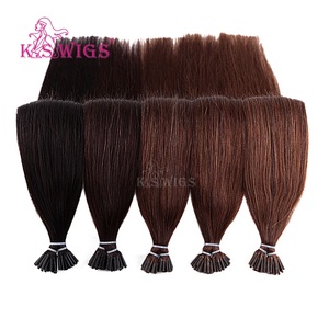 Wholesale 100% Natural I-Tip Hair <b>Extensions</b> Remy Virgin Hair <b>Extension</b> Double Drawn Straight I-Tip Human Hair <b>Extensions</b> - Product Image 5