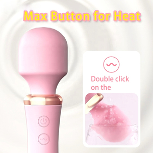 Haslove vendita calda bacchetta per adulti vibratore USB riscaldato doppio testa Dildo giocattolo per le <span class=keywords><strong>donne</strong></span> 20 modalità - Product Image 3