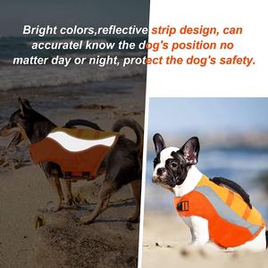 ZYZPET été <span class=keywords><strong>chien</strong></span> gilet <span class=keywords><strong>de</strong></span> sauvetage haut flottant gilet <span class=keywords><strong>pour</strong></span> animaux <span class=keywords><strong>de</strong></span> compagnie avec bande réfléchissante réglable ceinture <span class=keywords><strong>de</strong></span> sécurité <span class=keywords><strong>de</strong></span> l'eau - Product Image 5