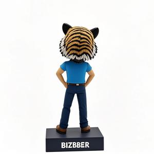 Su misura testa di <span class=keywords><strong>tigre</strong></span> <span class=keywords><strong>immagine</strong></span> testa di Bobble bambola realistica resina artigianale corpo umano stampo per la collezione di Souvenir o regali - Product Image 3