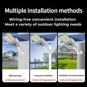 IP65 imperméabilisent l'éclairage extérieur de route du réverbère solaire de l'aluminium LED 100w/150w - Product Image 3